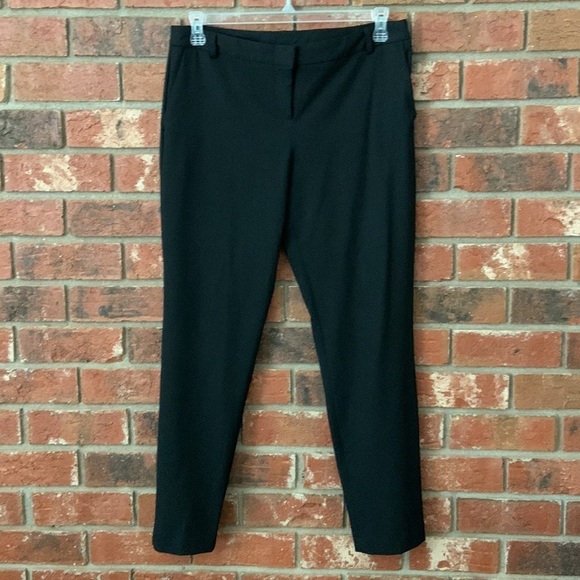 Adrienne Vittadini Black Tapered Leg Dress Pants - Picture 1 of 8